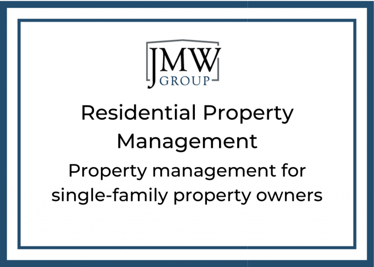 Residential Property Management for SingleFamily Homes JMW Group